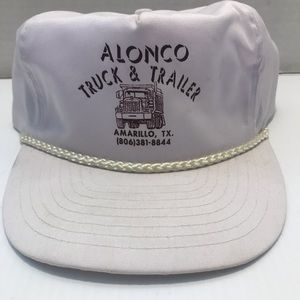 Vintage NEW Cotton Alonco Truck Trailer Cap Nissun